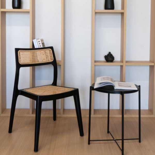 Silla comedor madera esterilla teka Lessa - SILVINA C (8)