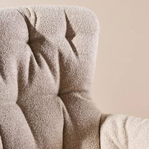 Sillón individual Moderno giratorio Bouclé Marte - SILVINA C (6)