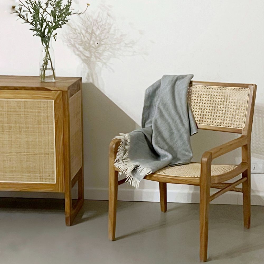 Sillón individual Nórdico esterilla Teka Molly - SILVINA C (3)