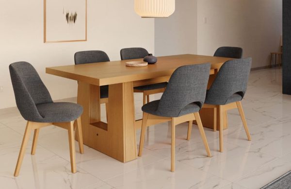 Silla comedor Nórdica tapizada Duna - SILVINA C 12