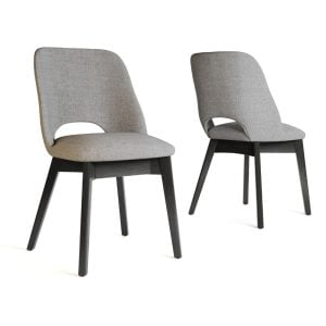 Silla comedor Nórdica tapizada Duna - SILVINA C 19