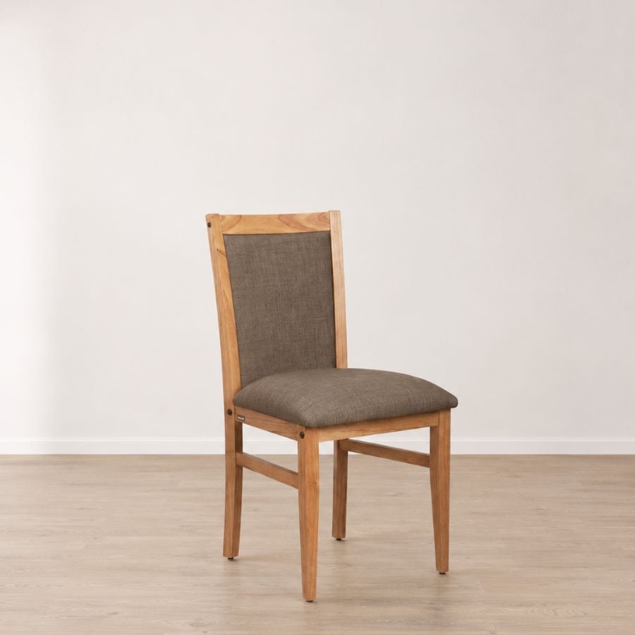 Silla tapizada comedor madera Paraíso Lucia - SILVINA C 765 Silla tapizada comedor madera Paraíso Lucia - SILVINA C 765