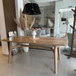 Mesa comedor madera Zoita maciza Rústica Amelí