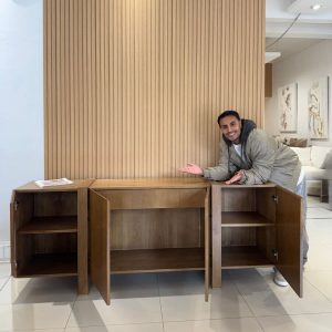 Bahiut vajillero Moderno madera puertas Amalfi - SILVINA C 11