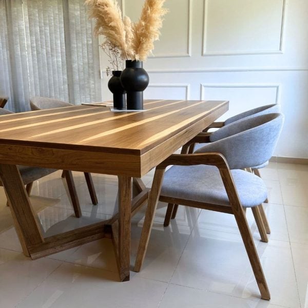 Mesa madera comedor diseño Moderna Roma - SILVINA C (8)