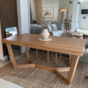 Mesa madera comedor diseño Moderna Roma - SILVINA C112