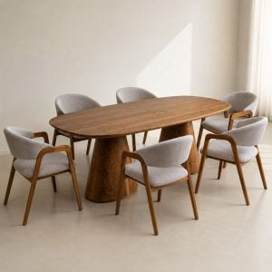 Mesa moderna madera comedor diseño organico Asaf - SILVINA C (1)