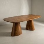 Mesa Moderna madera comedor diseño orgánico Asaf