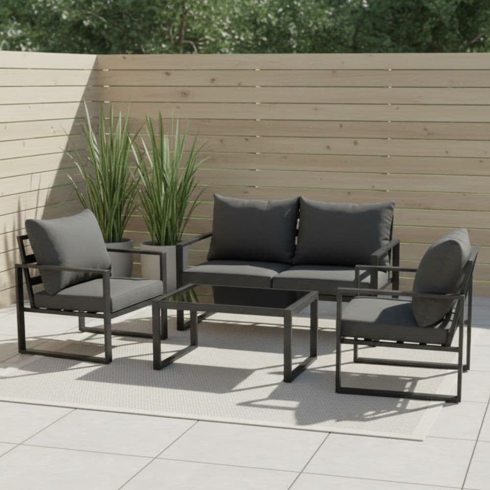 Juego jardín Aluminio set exterior Toulouse - SILVINA C 121