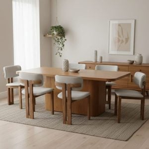Mesa madera comedor Moderno diseño Capri - SILVINA C (1)