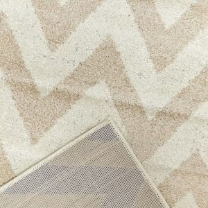 Alfombra beige frisé pelo cortado Vidom - SILVINA C (1)