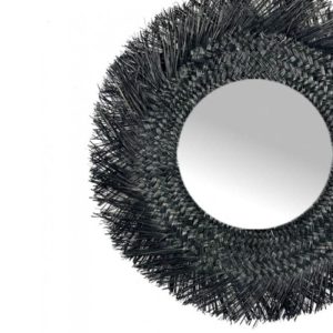 Espejo decorativo redondo Black Seagrass 70cm Cliar - SILVINA C (2)