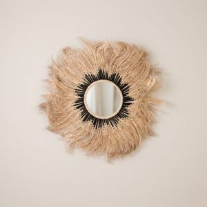Espejo decorativo redondo pared Seagrass 70cm Amazona - SILVINA C (3)