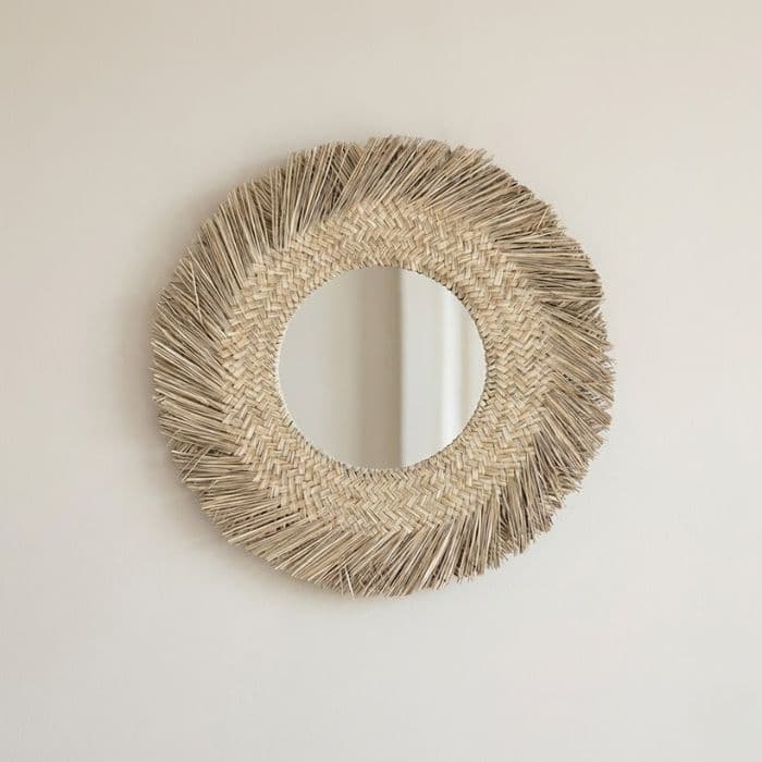 Espejo pared redondo natural Seagrass 70cm Cliar - SILVINA C (2) Espejo pared redondo natural Seagrass 70cm Cliar - SILVINA C (2)