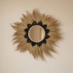 Espejo redondo decorativo Fibra 70cm Jungle