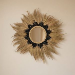 Espejo redondo decorativo Fibra 70cm Jungle - SILVINA C (12)