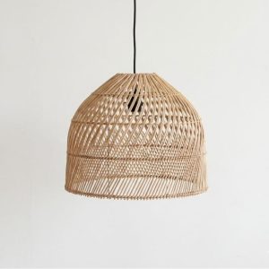 Lampara colgante Rústica Ratán Lavia - SILVINA C (2)
