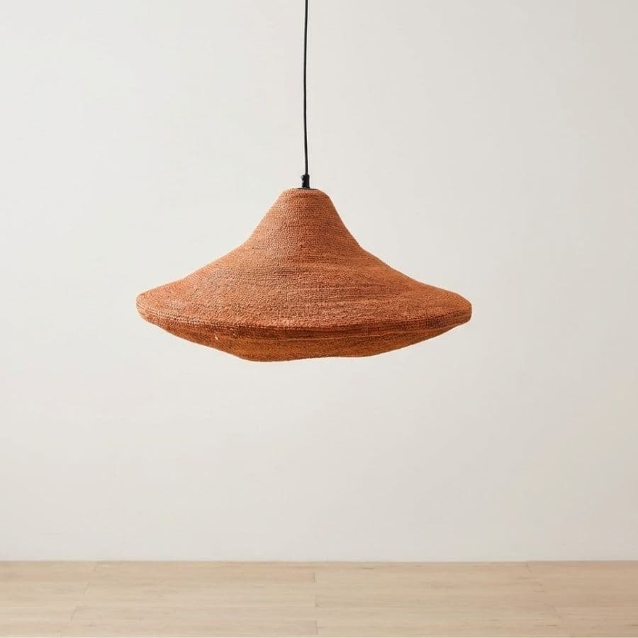 Lampara pantalla colgante fibra Seagrass Lacre Malva - SILVINA C (3) Lampara pantalla colgante fibra Seagrass Lacre Malva - SILVINA C (3)