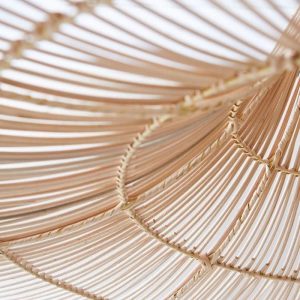 Lampara techo Rústica Rattán natural Vik - SILVINA C (3)