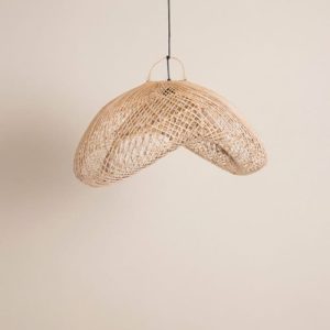 Lampara techo colgante Ratán Rústica Natural Lima - SILVINA C (2)
