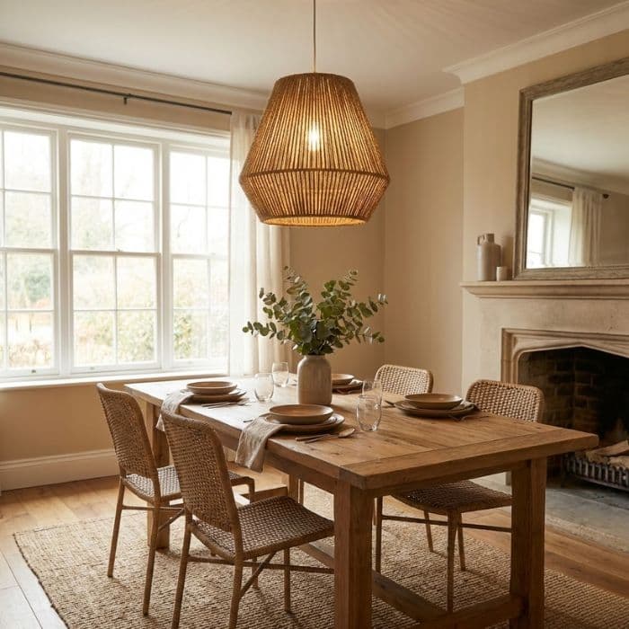 Lampara techo colgante Rústica Yute Valvo - SILVINA C (1) Lampara techo colgante Rústica Yute Valvo - SILVINA C (1)