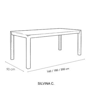 Mesa comedor madera Guatambú Rocco - SILVINA C 5