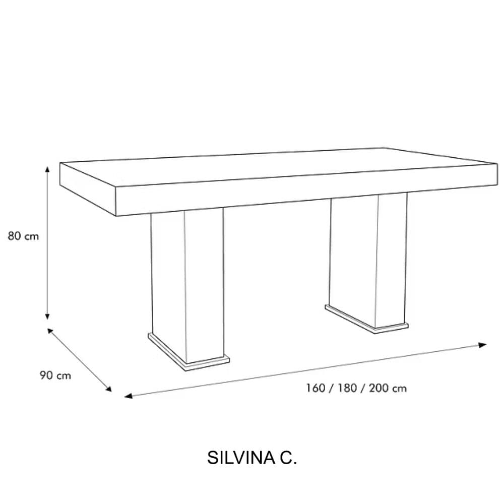 Mesa comedor madera diseño Guatambú Tron - SILVINA C 6 (2) Mesa comedor madera diseño Guatambú Tron - SILVINA C 6 (2)