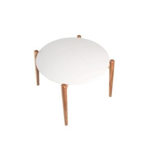 Mesa ratona centro redonda madera Lenga Alba - SILVINA C (1)