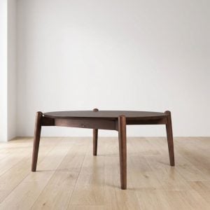 Mesa ratona redonda madera Lenga Alba - SILVINA C (2)
