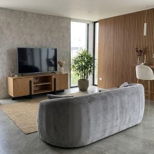 Rack tv living madera Paraíso Japandi - SILVINA C (2)