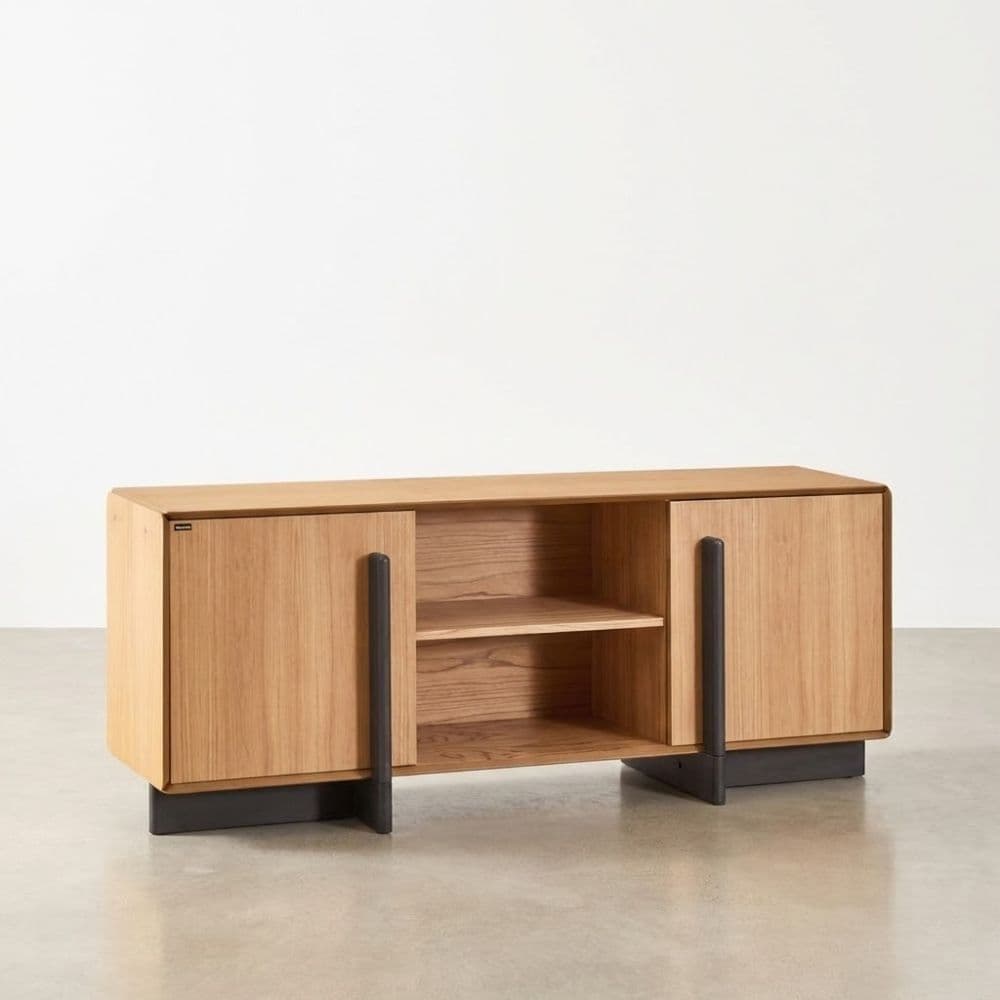 Rack tv living madera Paraíso Japandi - SILVINA C (3) Rack tv living madera Paraíso Japandi - SILVINA C (3)