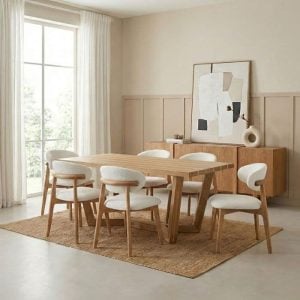 Silla comedor Nórdica diseño madera Paraíso Verba - SILVINA C 9