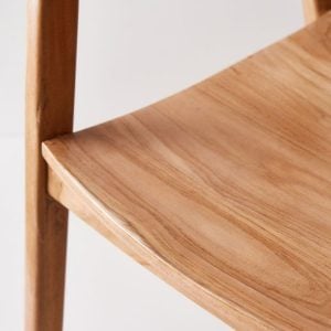 Silla madera rústica apoyabrazos Teka Indonesia - SILVINA C (4)