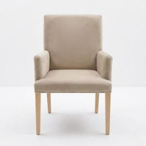 Sillón apoyabrazos puntera tapizado madera Juana - SILVINA C (5)
