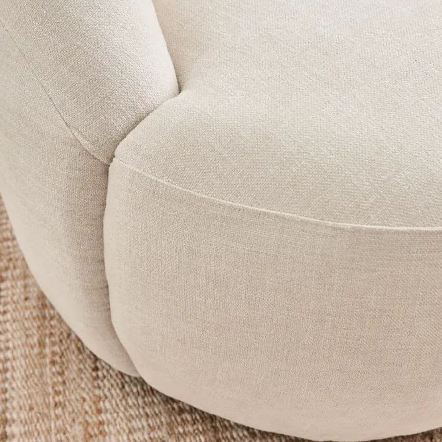 Sillón individual circular Moderno Natural Bufy - SILVINA C 41 (1) Sillón individual circular Moderno Natural Bufy - SILVINA C 41 (1)