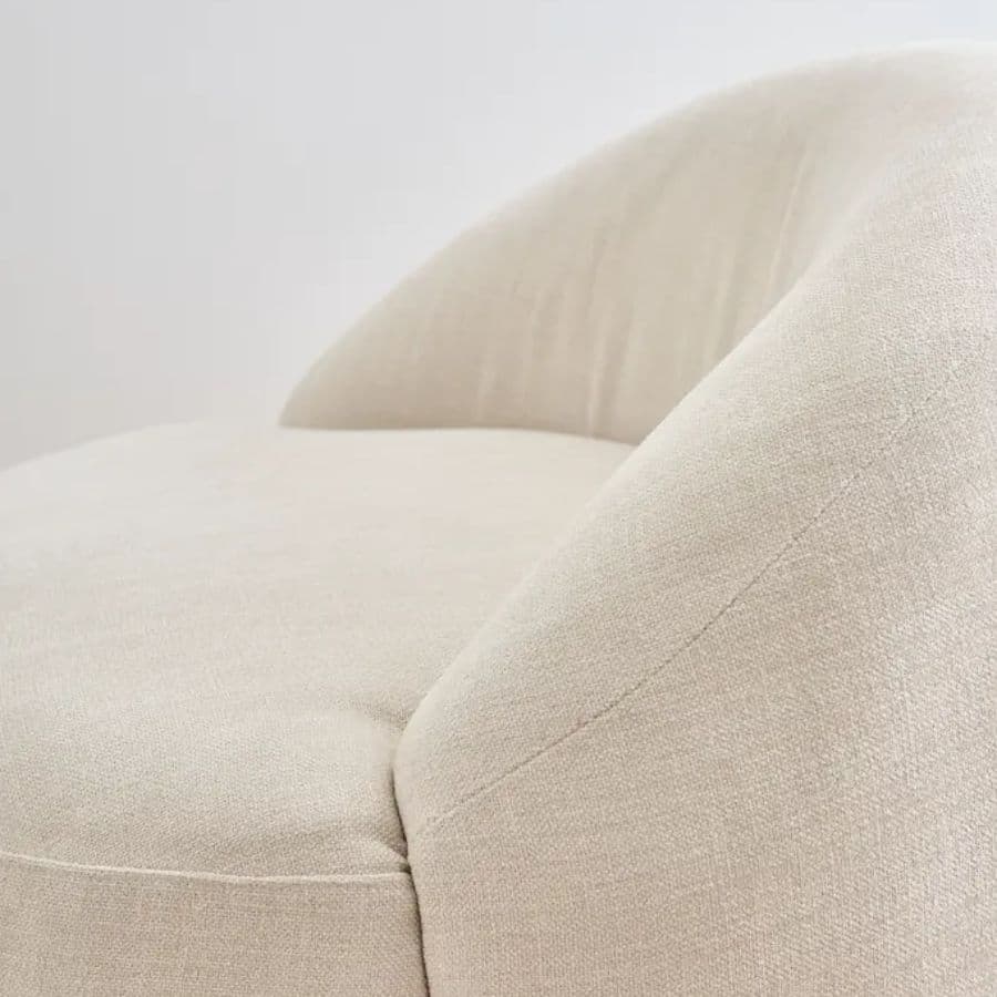 Sillón individual circular Moderno Natural Bufy - SILVINA C 75 (1) Sillón individual circular Moderno Natural Bufy - SILVINA C 75 (1)
