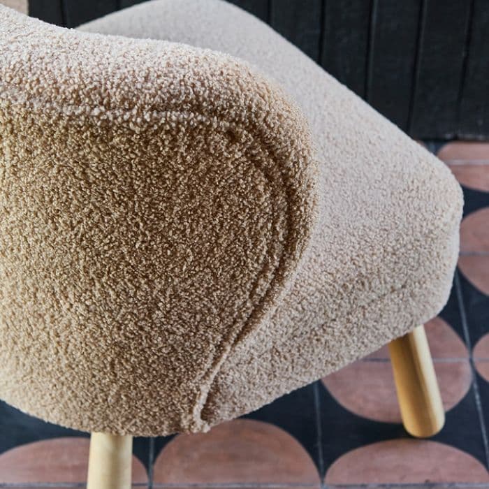 Sillón individual living Nórdico Bouclé Lowy - SILVINA C (1) Sillón individual living Nórdico Bouclé Lowy - SILVINA C (1)