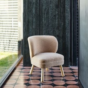 Sillón individual living Nórdico Bouclé Lowy - SILVINA C (2)