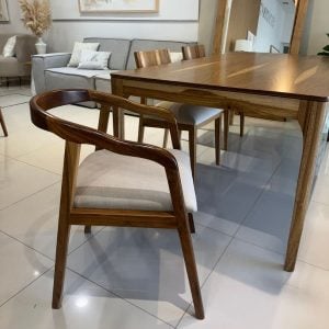 Silla comedor madera Petiribí curvo Bali - SILVINA C 2