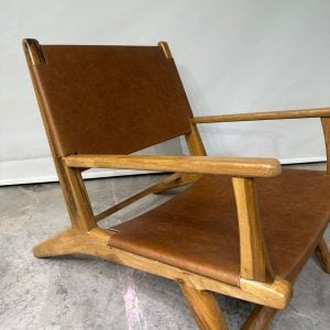 Sillón individual butacón living Petiribí Cuero Thor - SILVINA C 6