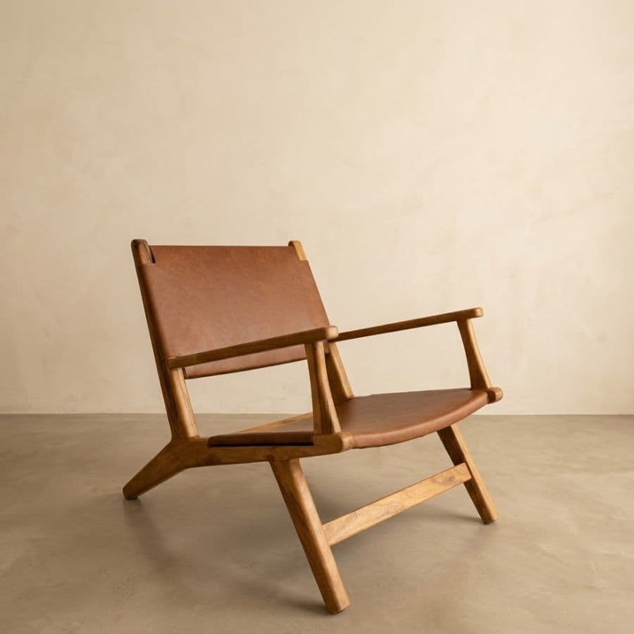 Sillón individual butacón living Petiribí Cuero Thor - SILVINA C Sillón individual butacón living Petiribí Cuero Thor - SILVINA C