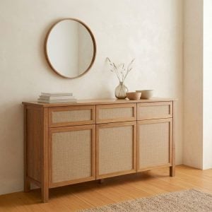 Bahiut vajillero madera Paraíso arpillera Rama - SILVINA C 1