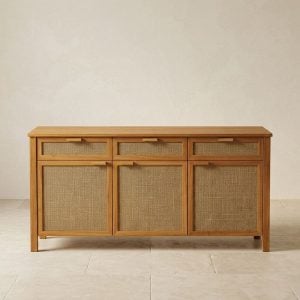 Bahiut vajillero madera Paraíso arpillera Rama - SILVINA C 3