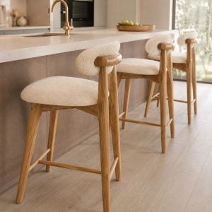 Banqueta alta desayunador Nórdica madera Paraíso Verba - SILVINA C 6