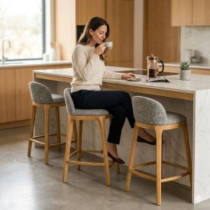 Banqueta alta desayunador madera Paraíso Garden - SILVINA C 1 (2)