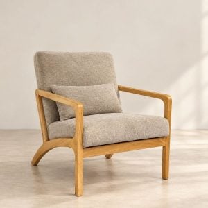 Sillón Individual Nórdico Madera Lee - SILVINA C 4231