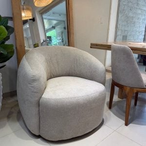 Sillón individual moderno redondo curvo Toscana - SILVINA C 241 (1)
