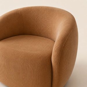 Sillón individual moderno redondo curvo Toscana - SILVINA C (7)