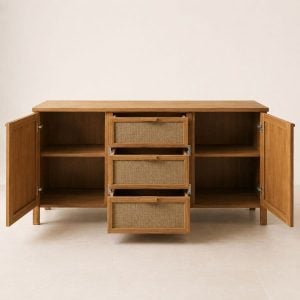 Vajiilero bahiut Nórdico madera Guatambú arpillera Milan - SILVINA C 43