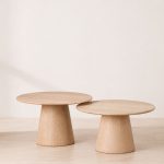 Mesas duo ratonas living Natural Nobile